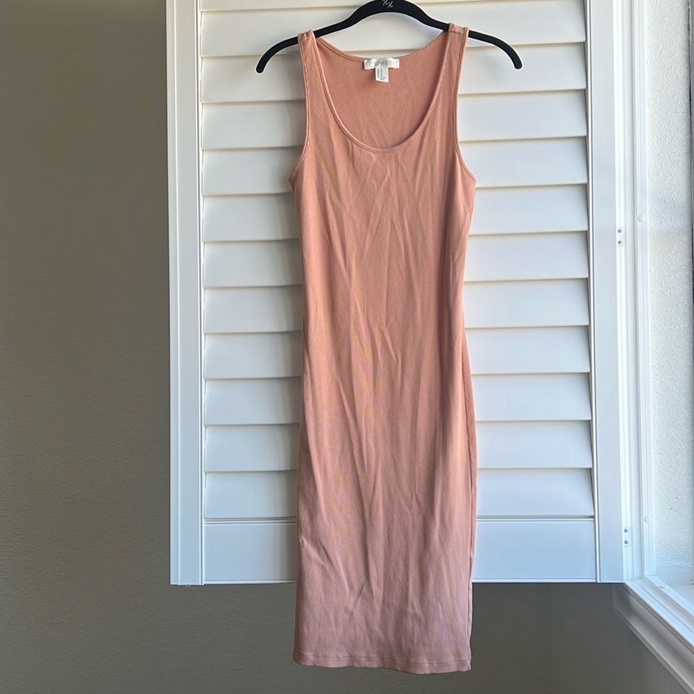 Peach nude dress